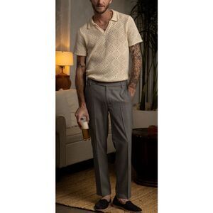 Dandy Del Mar crochet polo shirt